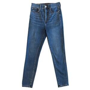 Ann Taylor Jeans Women's Size 4 Blue The Skinny Super High Rise Preppy 1143